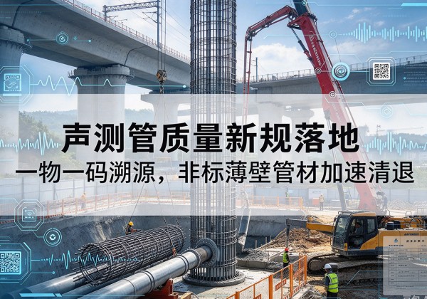 水富声测管质量新规落地，一物一码溯源，非标薄壁管材加速清退